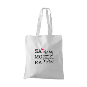 Totebag Zamora no se ganó en una hora